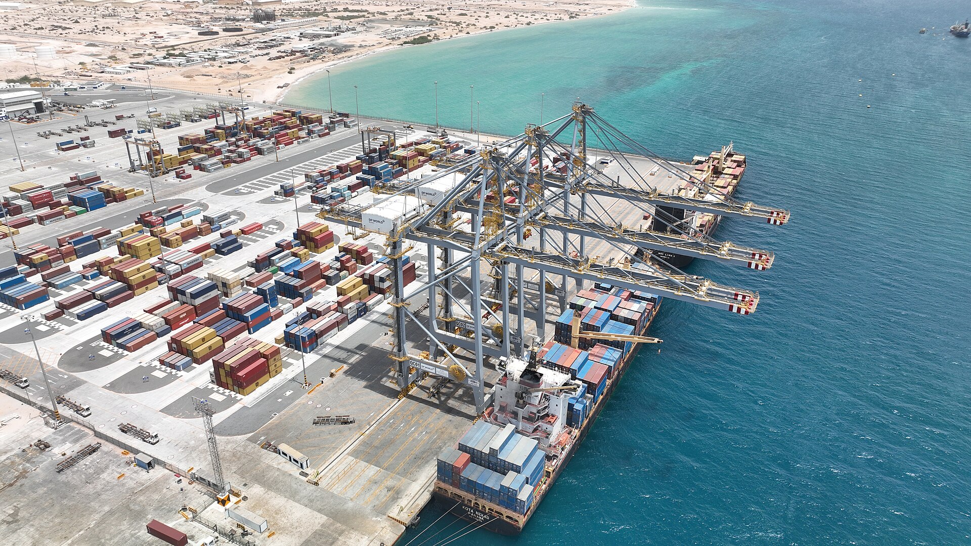 Port of Berbera in Somaliland